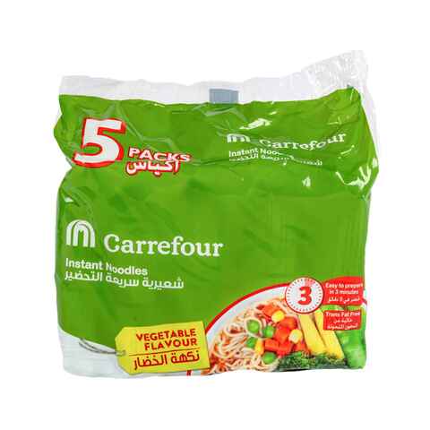 Carrefour Vegetable Flavour Instant Noodles 80g Pack of 5